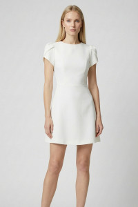 Платье 7019 Молочный Молочный