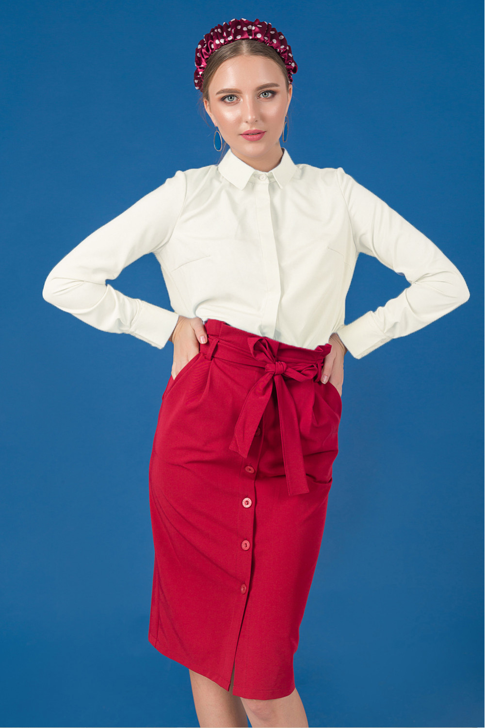 Блузка 5702 Белый