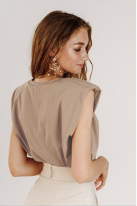 Футболка 5873 Бежевый