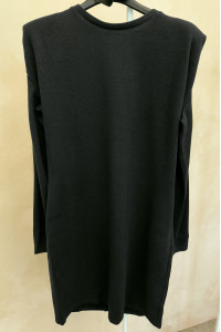 Теплое ангоровое платье миди с длинным рукавом темно-синее Темно-синий Темно-синий