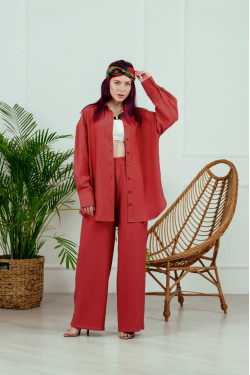 Костюм 6044 Терракотовый