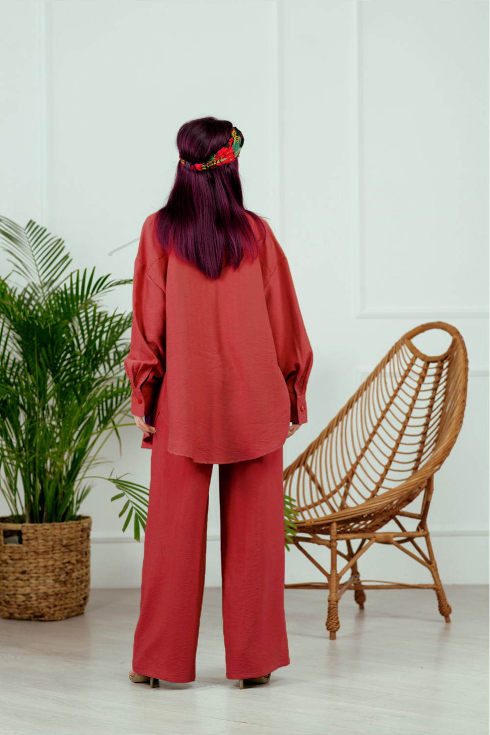 Костюм 6044 Терракотовый