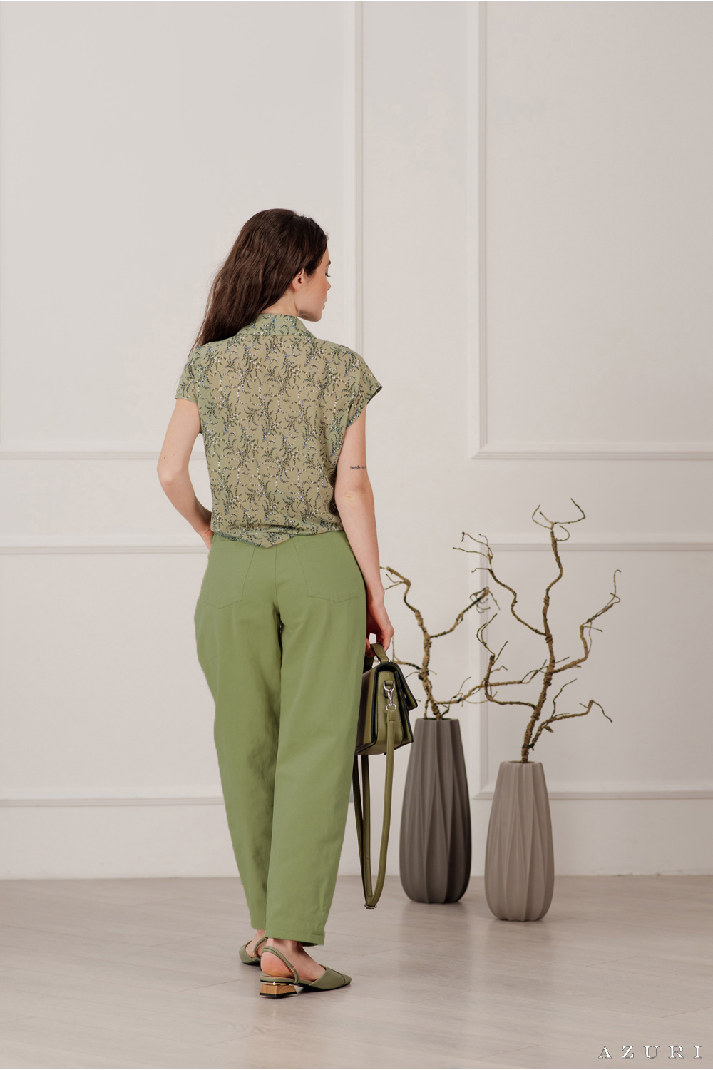 Брюки 6022 Фисташковый