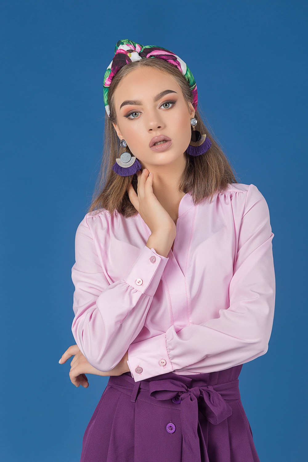 Блузка 5701 Розовый