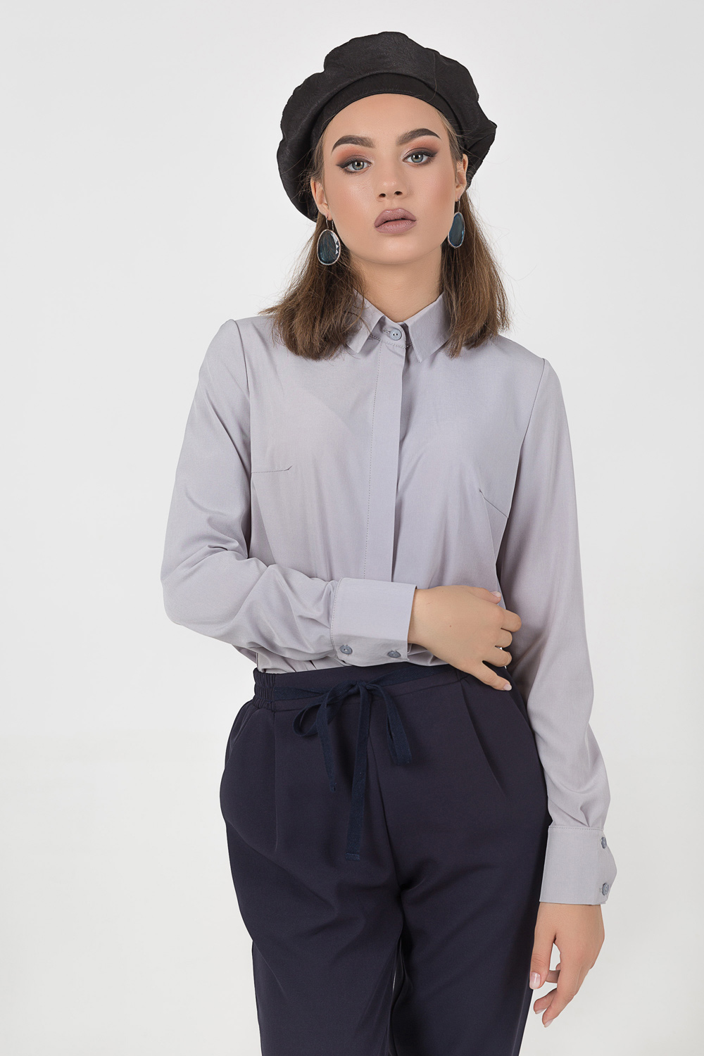 Блузка 5702 Серый