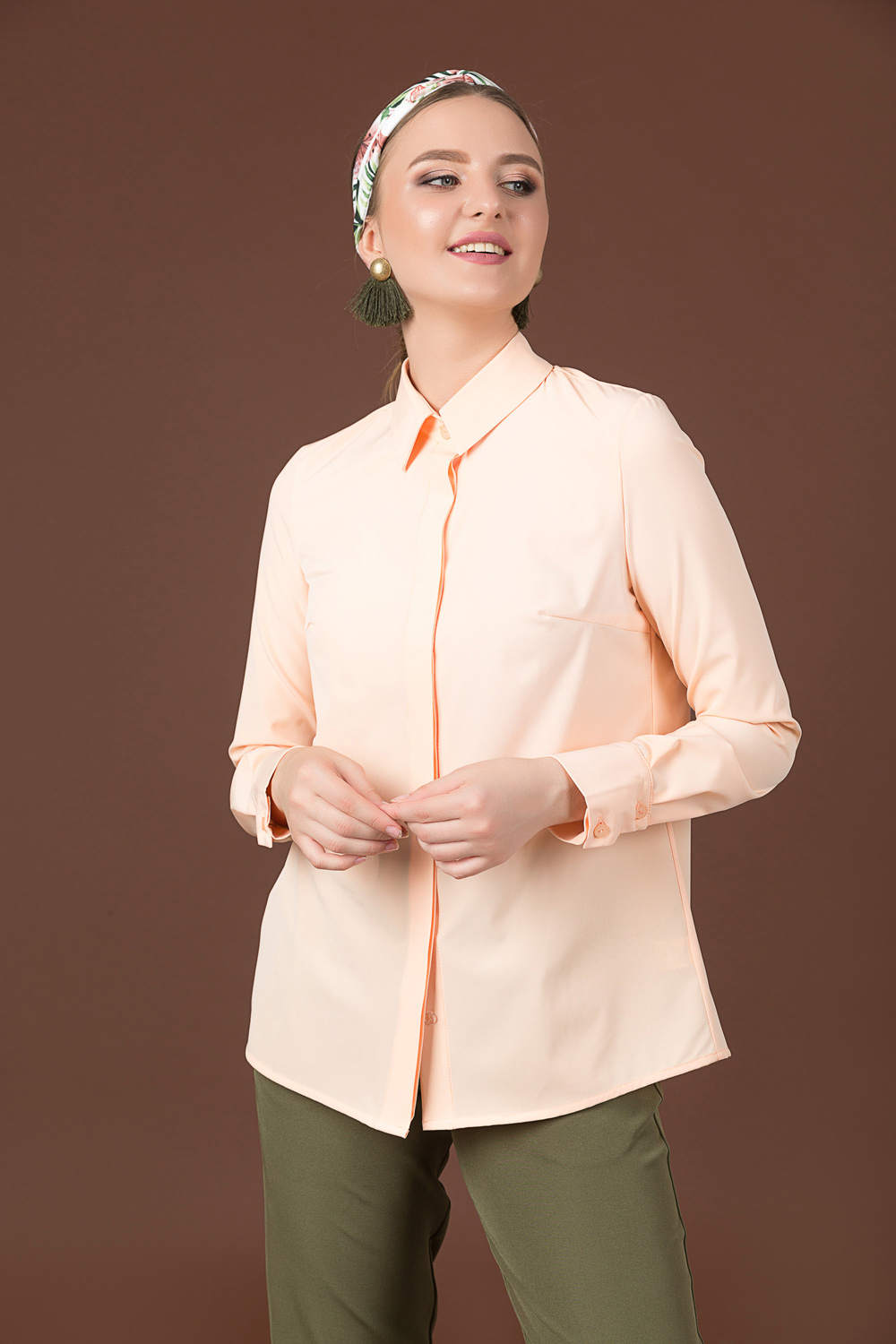 Блузка 5702 Персиковый