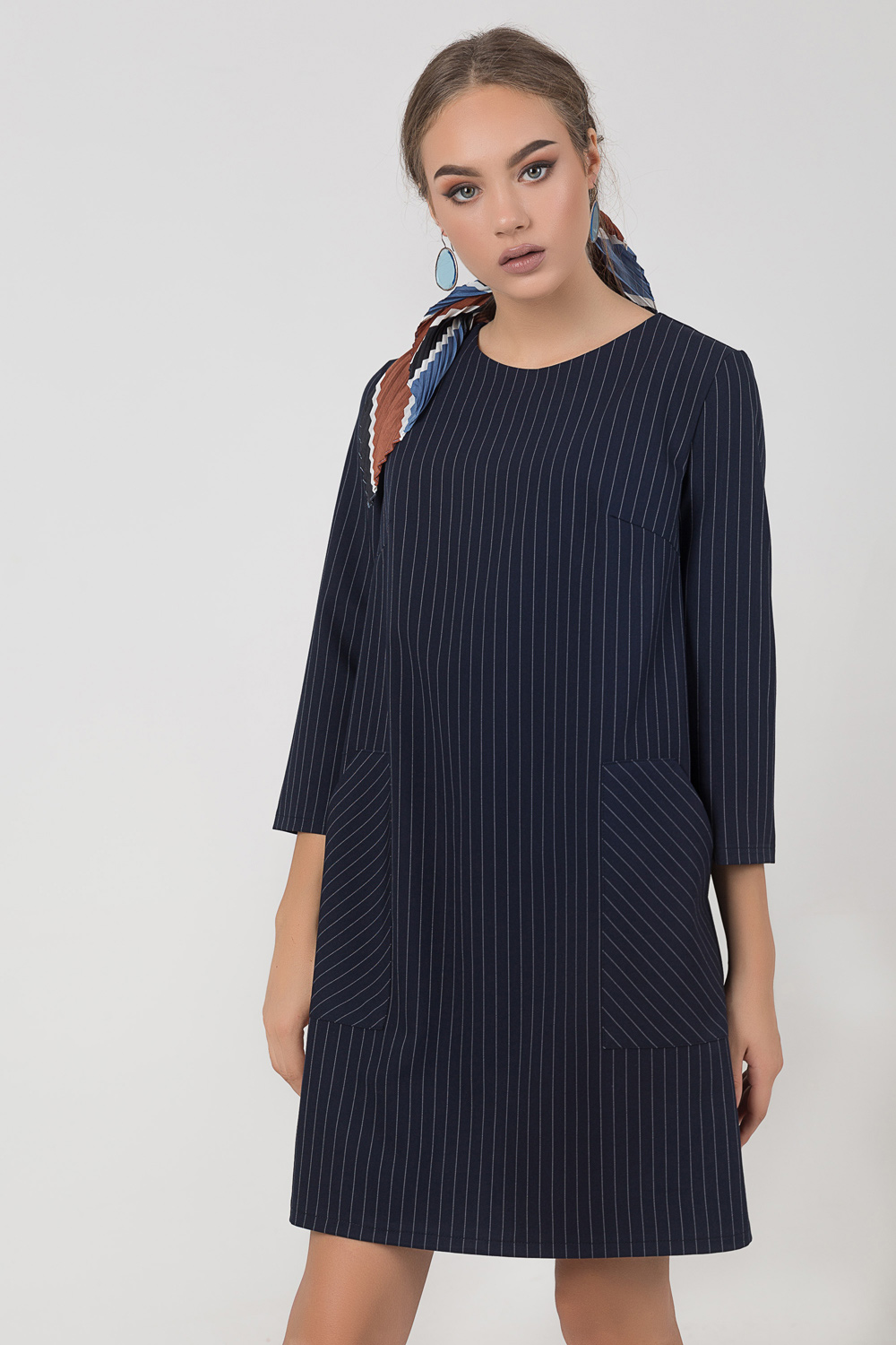 Платье 5710 Темно-синий