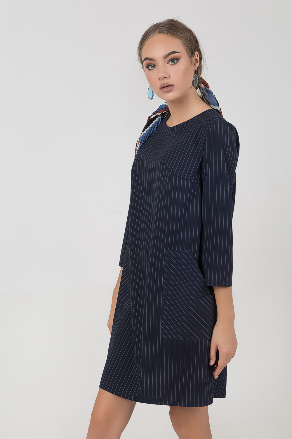 Платье 5710 Темно-синий