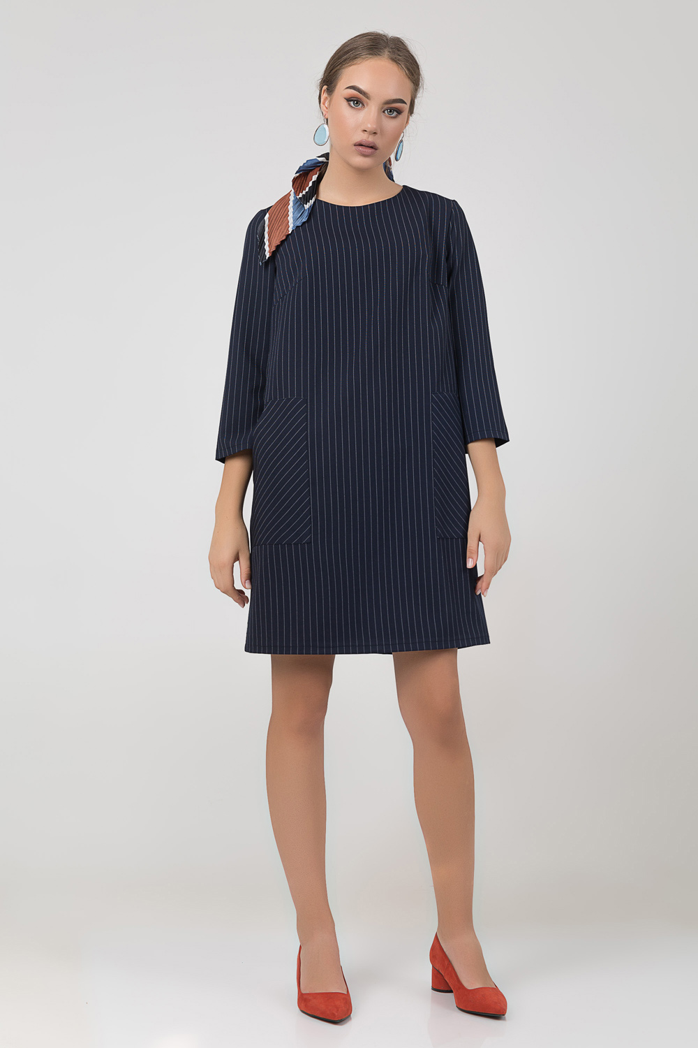 Платье 5710 Темно-синий