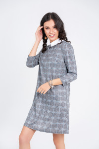 Платье 5721 Серо-голубой