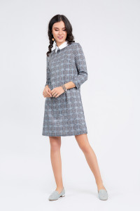 Платье 5721 Серо-голубой