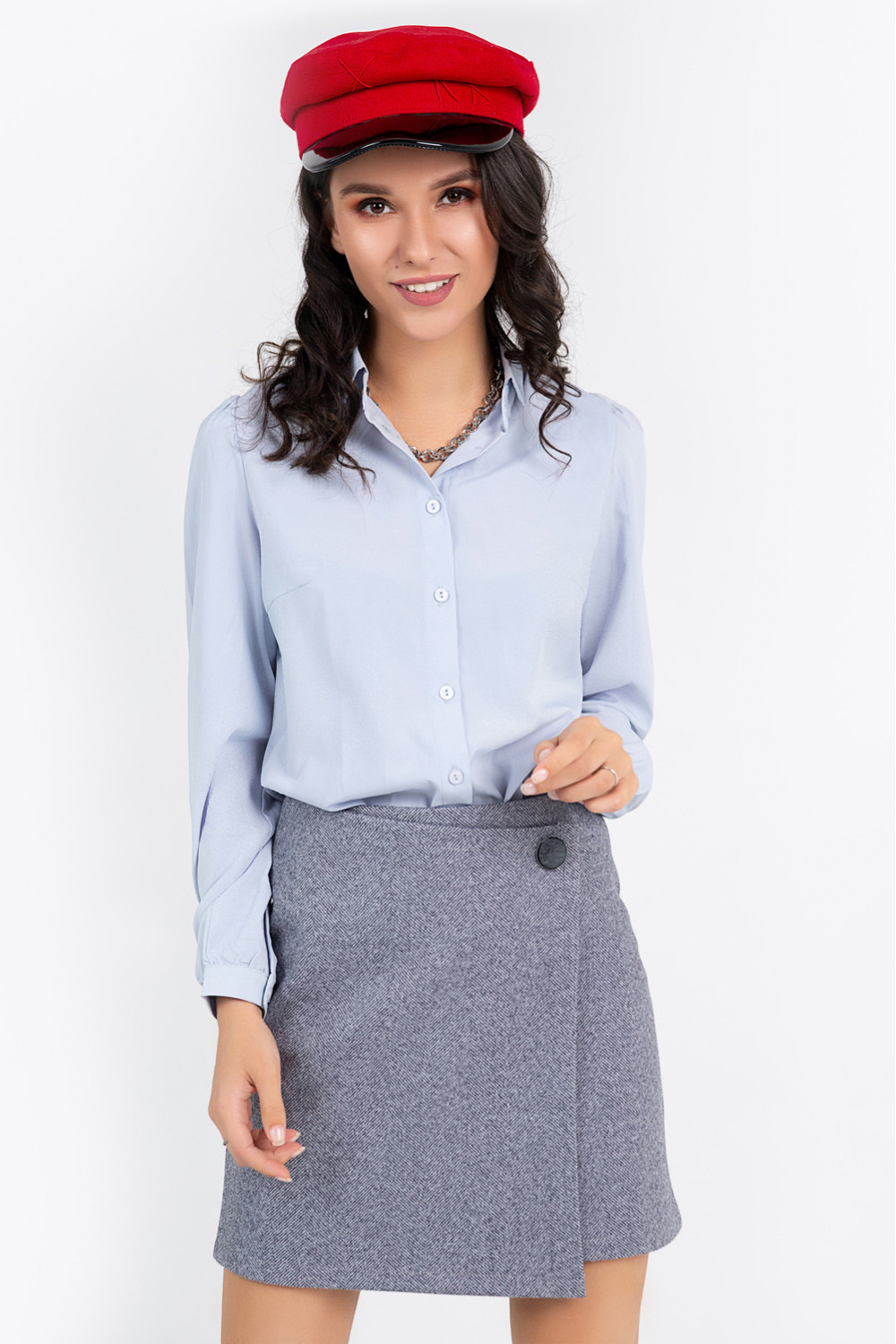 Юбка 5737 Серый