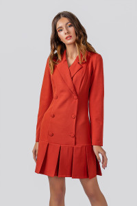 Платье 5741 Кирпич