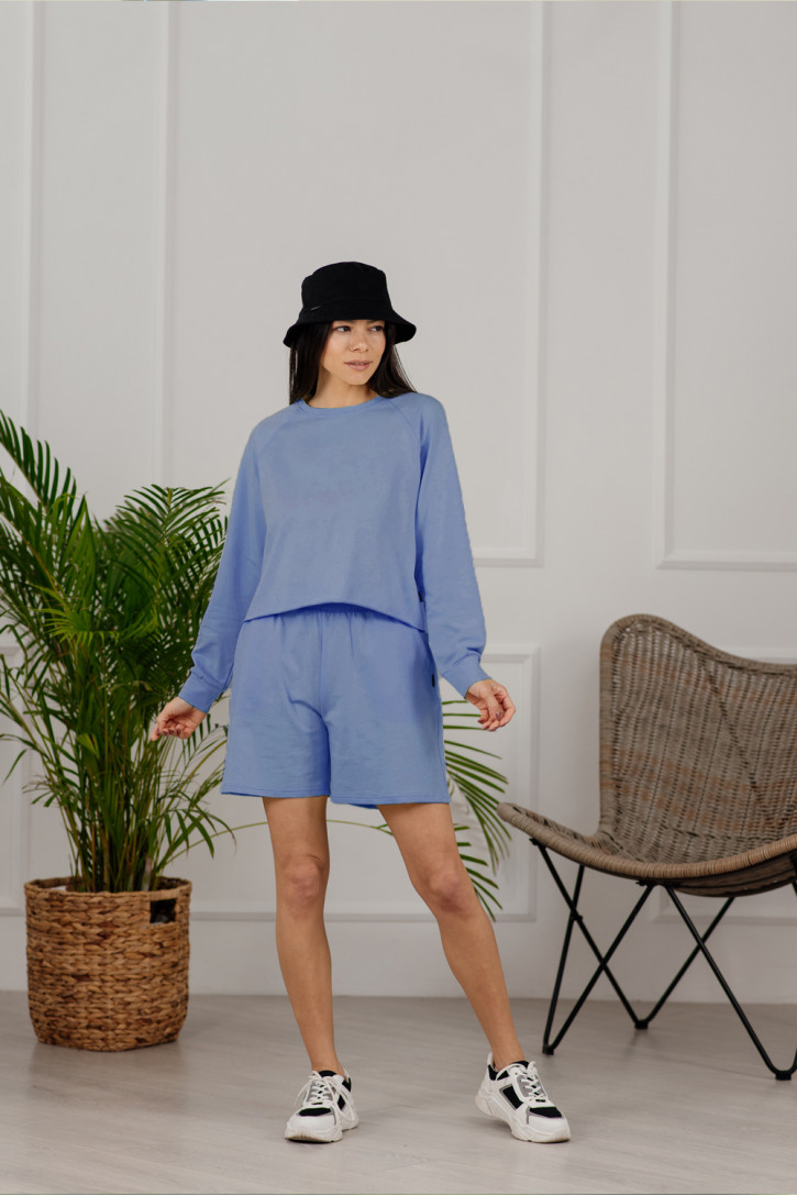 Спортивный костюм 6069 Голубой