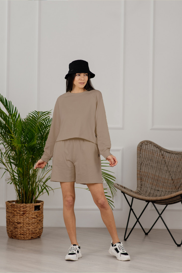 Спортивный костюм 6069 Бежевый