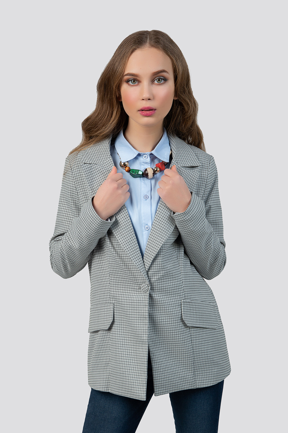 Жакет 5814 Светло-серый