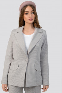 A Pink, straight-cut jacket for the office and everyday looks. Розовый