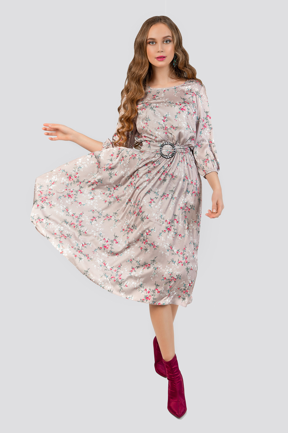 Платье 5818 Розовое серебро