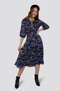 Платье 5818 Темно-синий