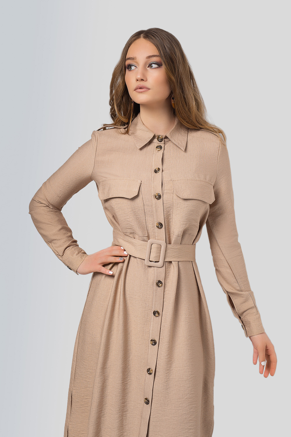 Платье 5813 Бежевый