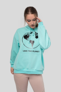 Свитшот 5837 Бирюзовый