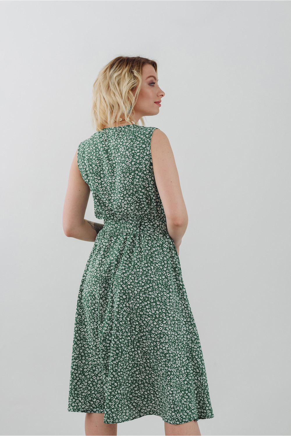 Платье 5838 Зеленый