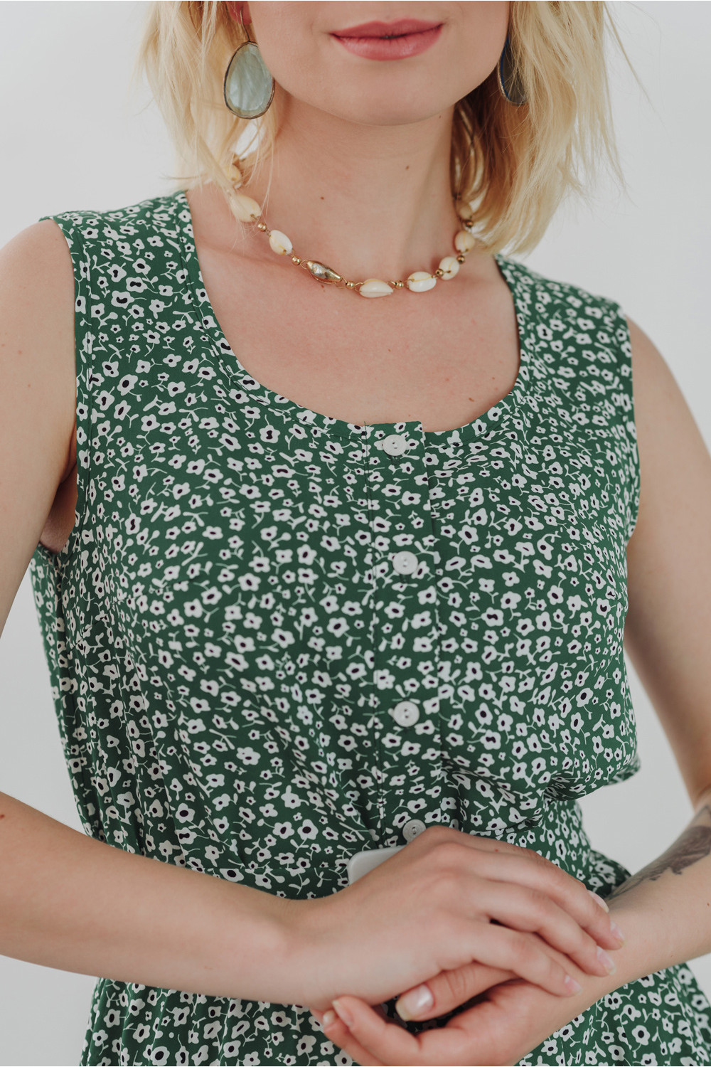 Платье 5838 Зеленый