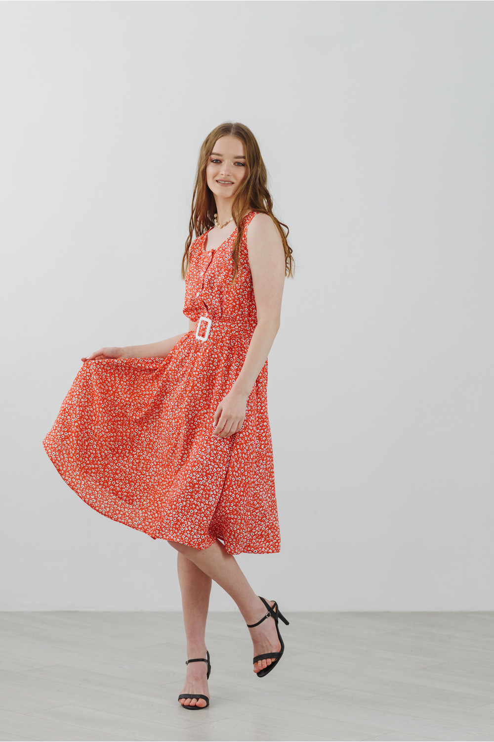 Платье 5838 Сицилийский апельсин