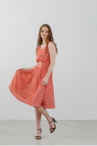 Платье 5838 Сицилийский апельсин