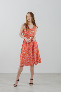 Платье 5838 Сицилийский апельсин