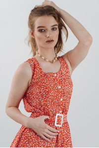 Платье 5838 Сицилийский апельсин