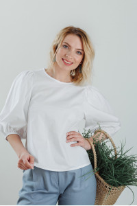 Блуза 5844 Белый