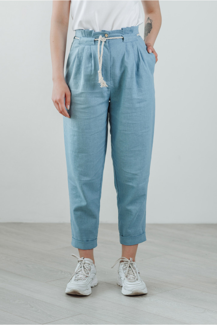 Брюки 5846 Серо-голубой