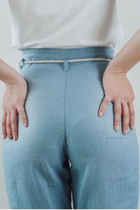 Брюки 5846 Серо-голубой