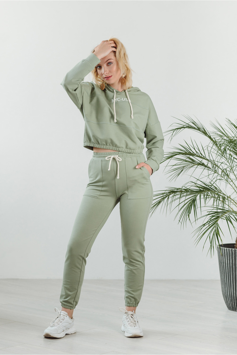 Свитшот 5848 Оливковый