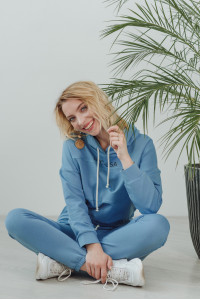 Свитшот 5848 Серо-голубой