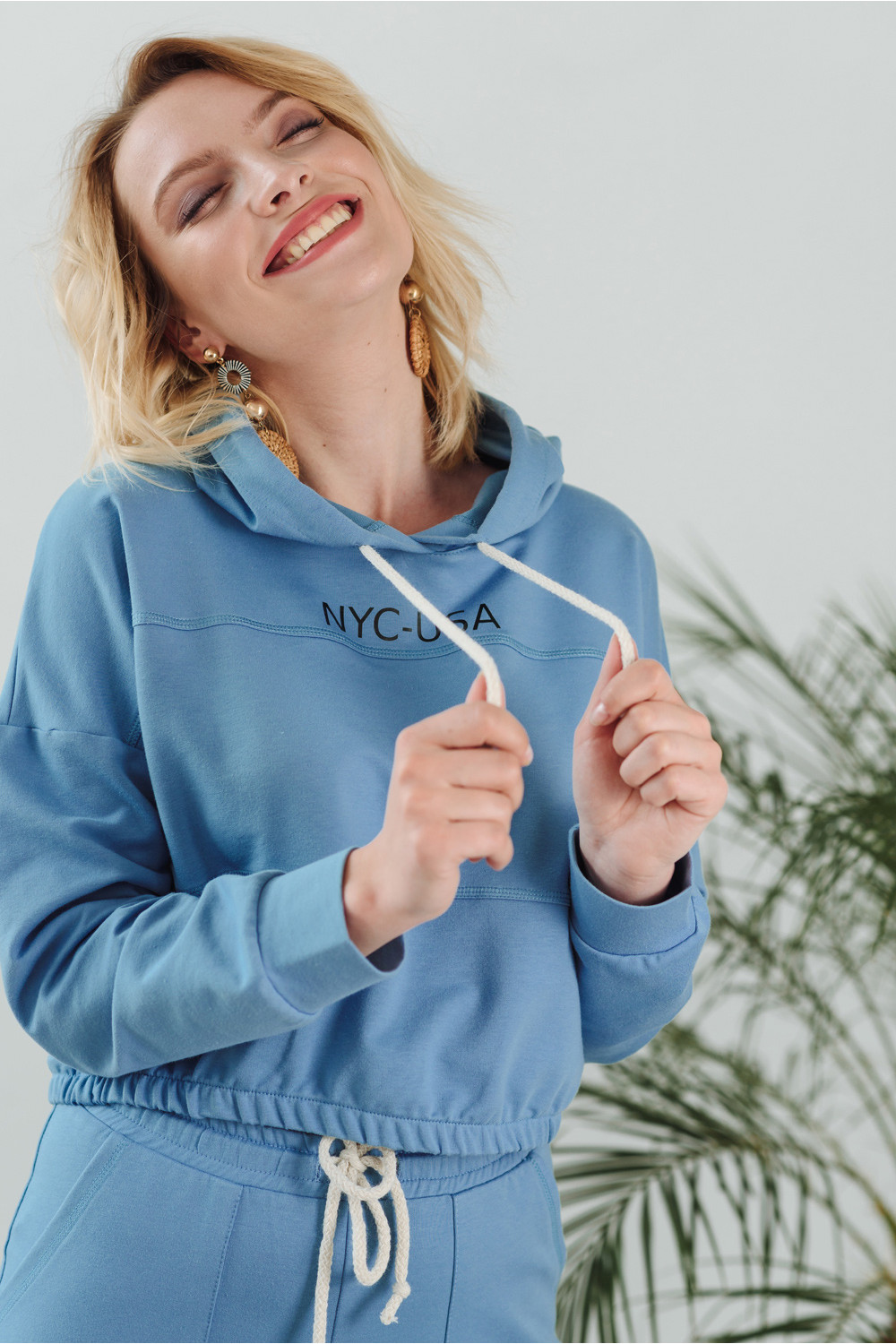 Свитшот 5848 Серо-голубой