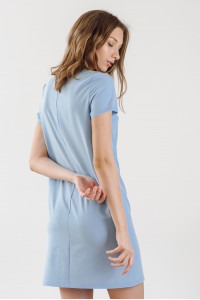 Платье 5479 Голубой Голубой