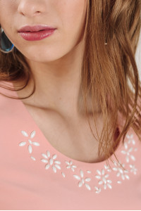 Платье 5479 Персик Персиковый