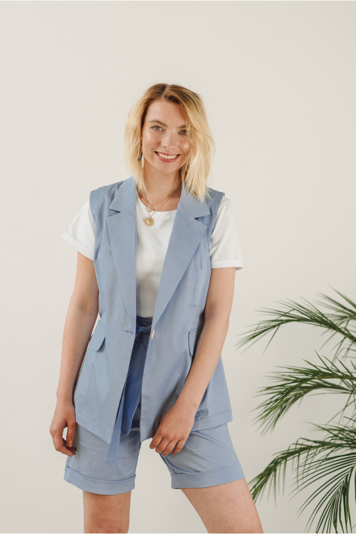 Жилет 5851 Голубой