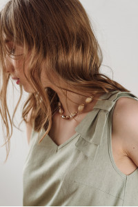 Платье 5855-1 Оливковый