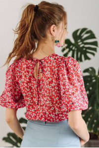 Блуза 5834 Красный