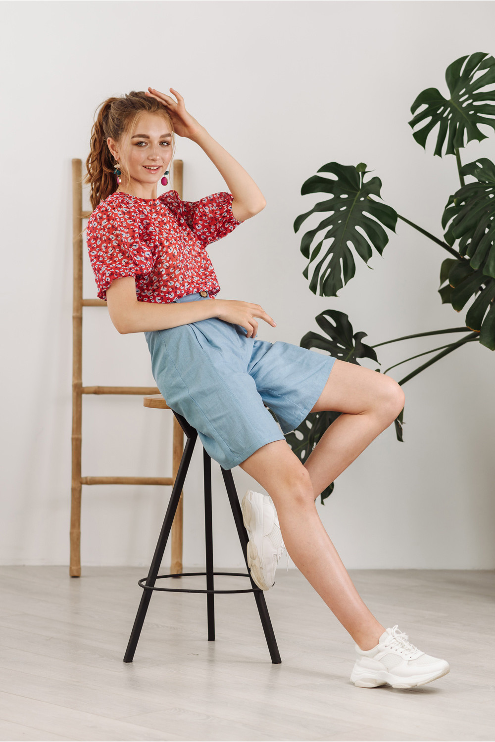 Блуза 5834 Красный