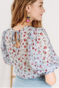 Блуза 5834 Голубой