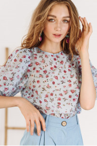 Блуза 5834 Голубой