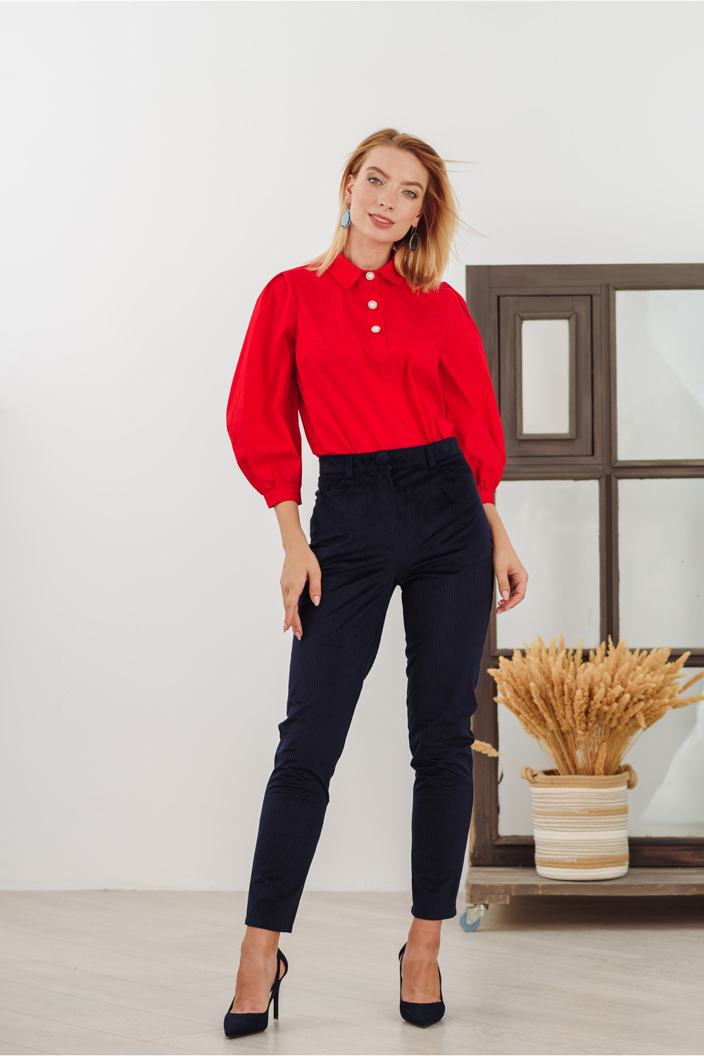 Брюки 5804 Темно-синий