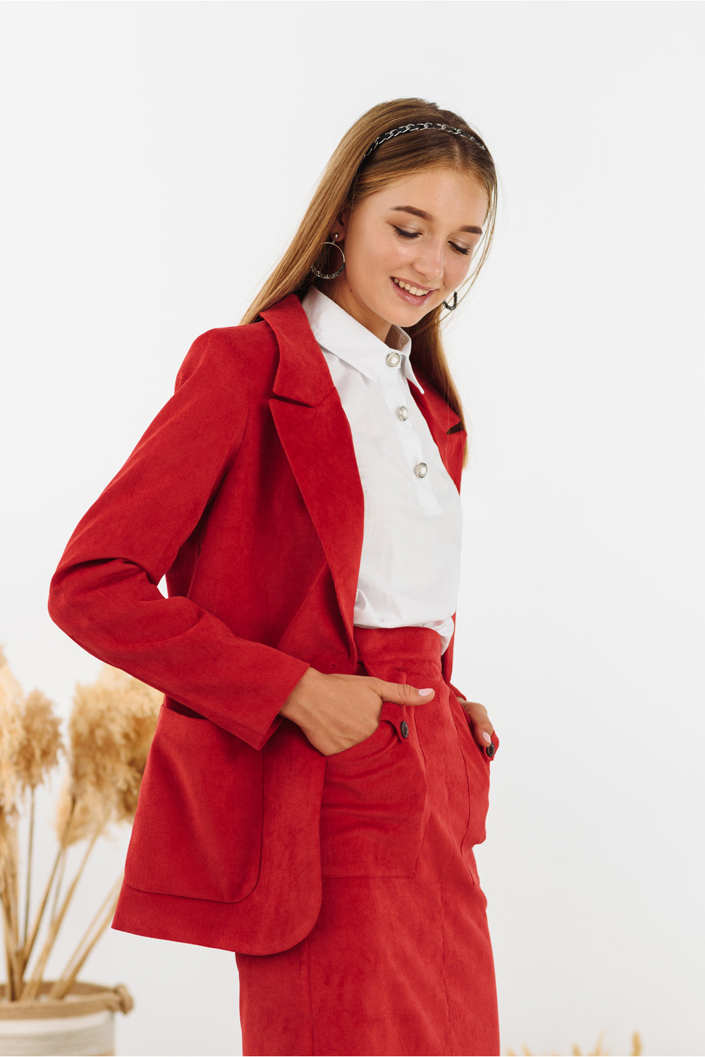 Пиджак 5900 Красный