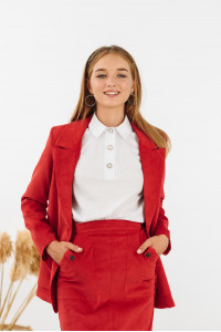 Пиджак 5900 Красный