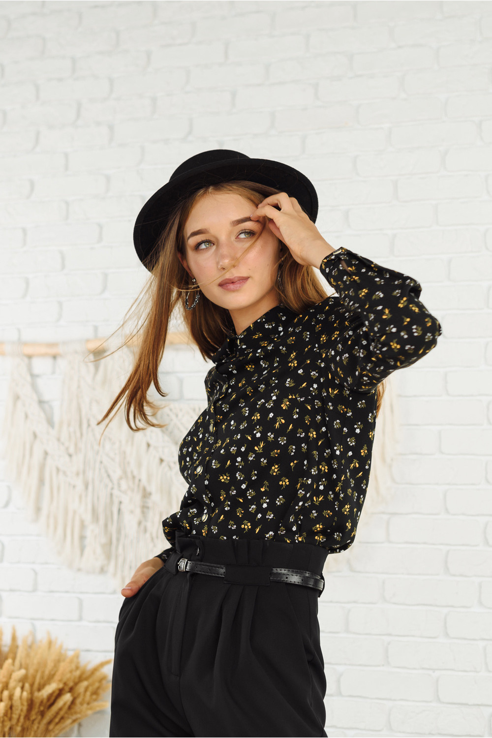 Блуза 5912 Черный