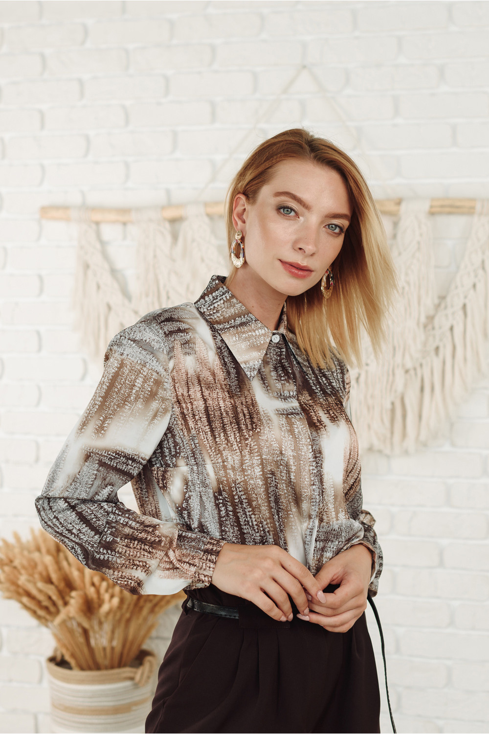 Блузка 5925 Мокко